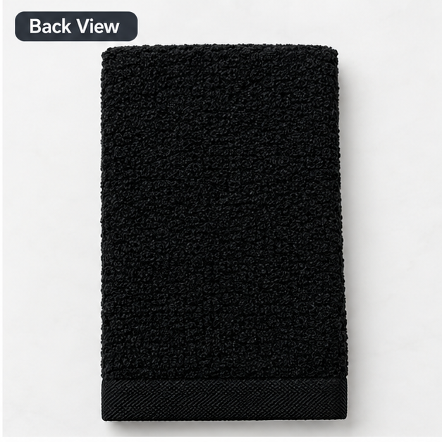 Embroidered "I'm Yours No Refunds" Dark Grey Hand Towel