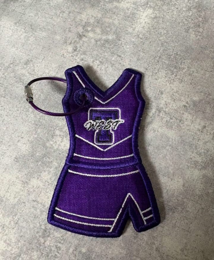 Custom Embroidered Cheer & Dance Uniform Bag Tag