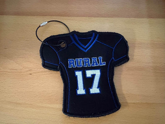 Custom Embroidered Sports Jersey Bag Tag