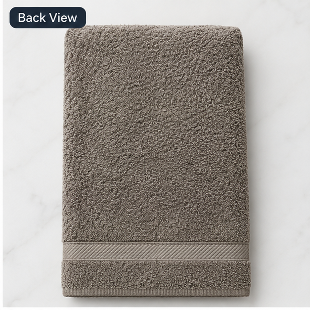 Custom Embroidered Monogram Plush Hand Towel